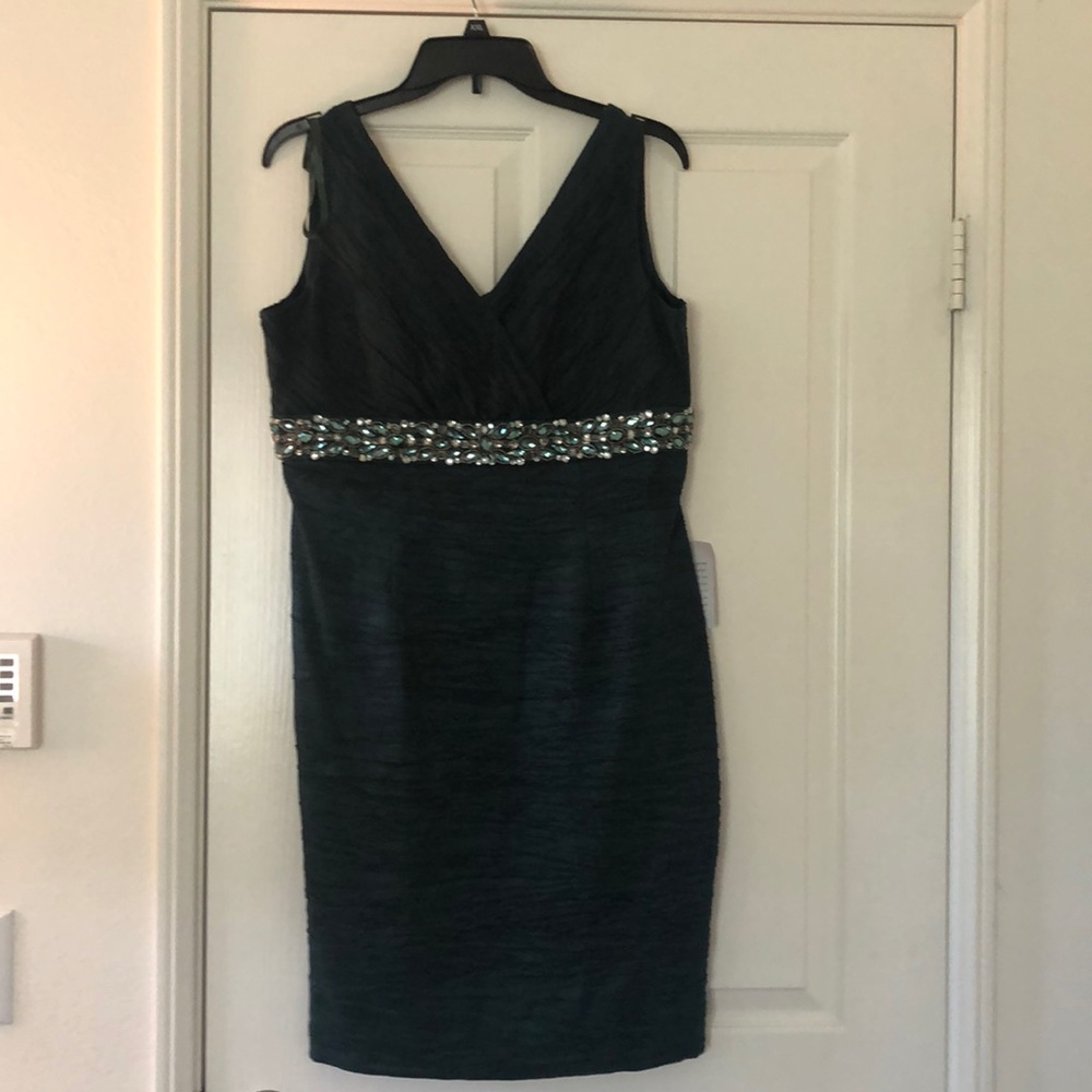 Eliza J Teal Dress